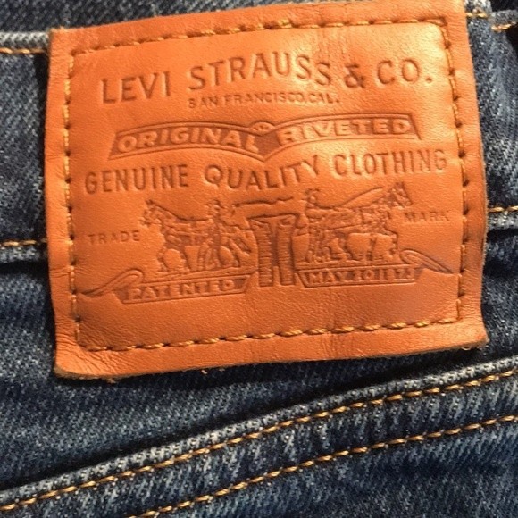 Levi Strauss Blue Jeans - Boot Cut - 30/33 - Picture 7 of 8